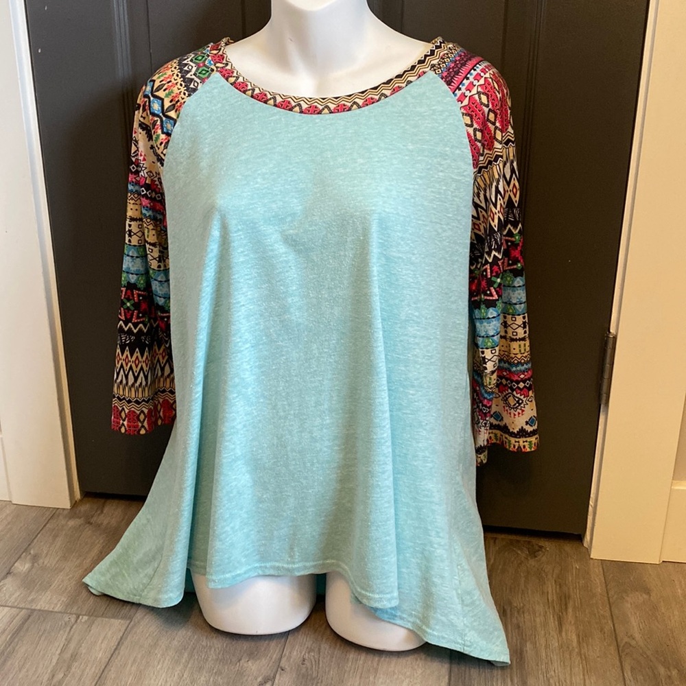 Umgee 3/4 Sleeve Tunic Top